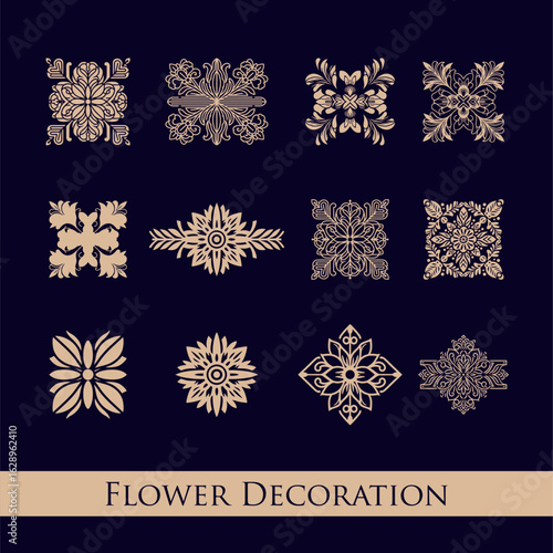 Elegant Floral Pattern. Exquisite Floral Pattern for Elegant Decoration and Design