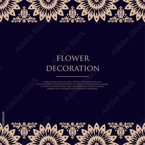 Elegant Floral Pattern. Exquisite Floral Pattern for Elegant Decoration and Design
