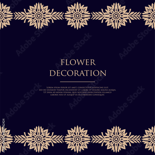 Elegant Floral Pattern. Exquisite Floral Pattern for Elegant Decoration and Design