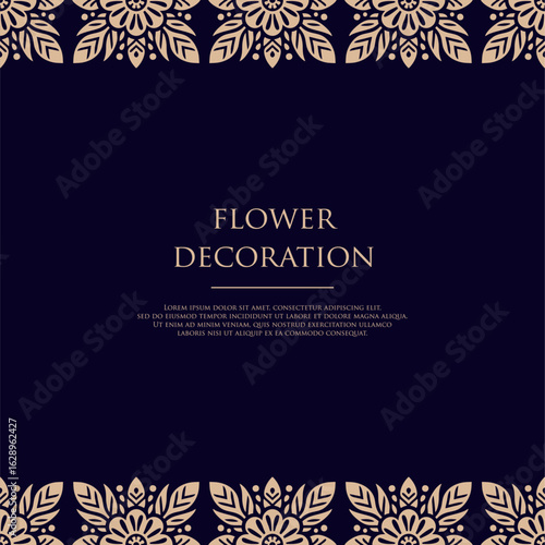 Elegant Floral Pattern. Exquisite Floral Pattern for Elegant Decoration and Design