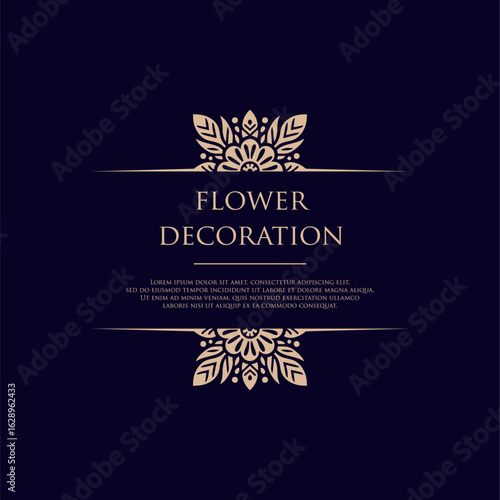 Elegant Floral Pattern. Exquisite Floral Pattern for Elegant Decoration and Design