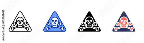 Toxic icon sheet multiple style collection