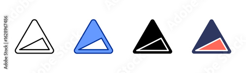 Steep Hill icon sheet multiple style collection