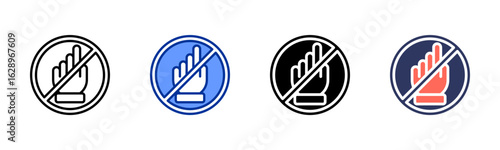 No Touch icon sheet multiple style collection