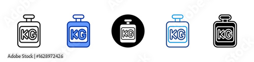 Heavy icon sheet multiple style collection