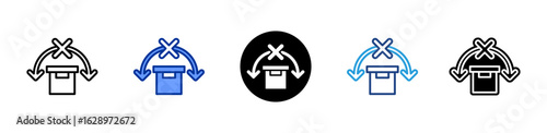 Do Not Roll icon sheet multiple style collection