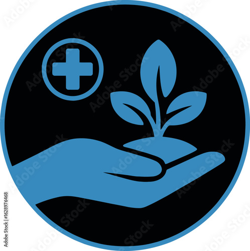 Alternative medicine natural health care wellness concept