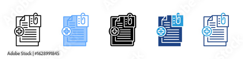Documents Special icon sheet multiple style collection