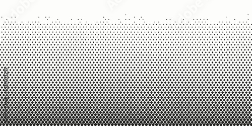 Black and white diamond pattern with a fading gradient effect