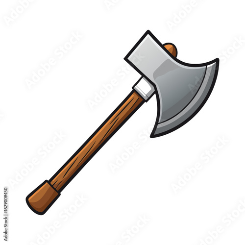 Flat style axe vector illustration design