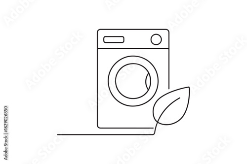 Low Energy Appliance continuous one line drawing minimalism design