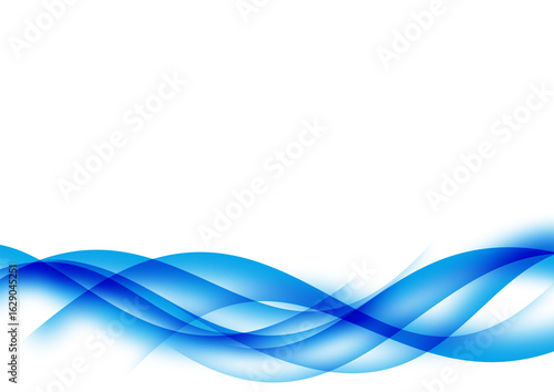 MINIMALIST CURVE LIGHT BLUE WAVE ABSTRACT BACKGROUND