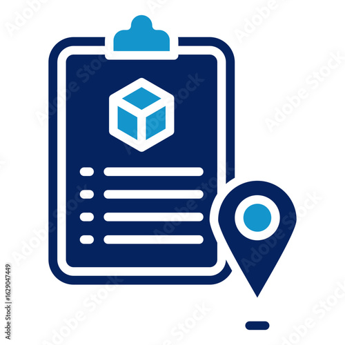 Asset Track Icon Element For Design