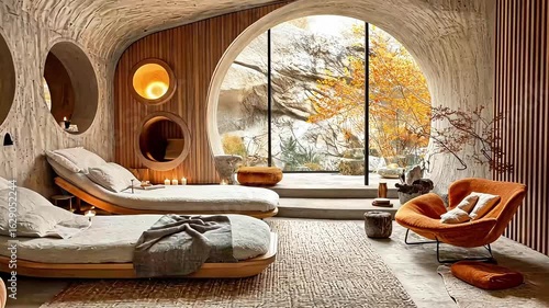 Cave Bedroom with Stunning Mountain View