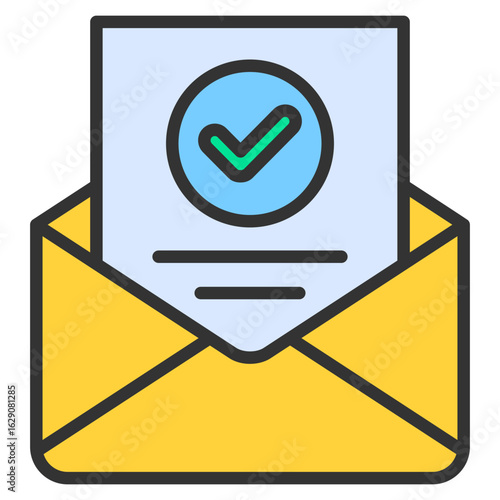 Offer Letter Icon Element For Design
