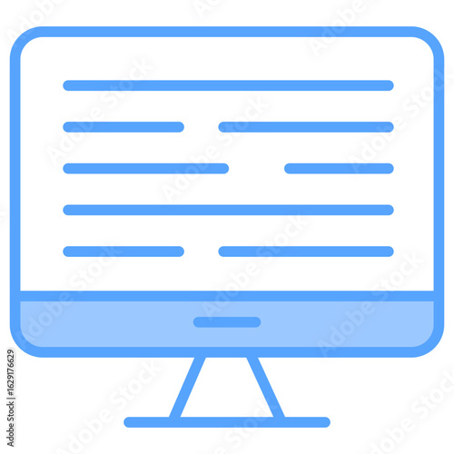 Lcd Blue Icon