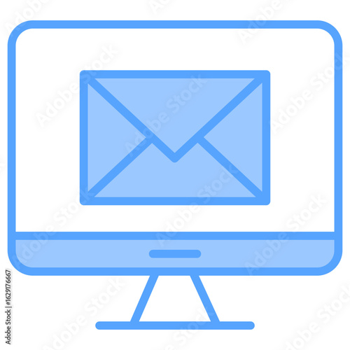Inbox Blue Icon