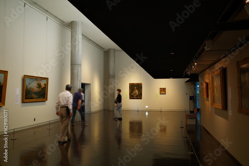 interior of the museum 