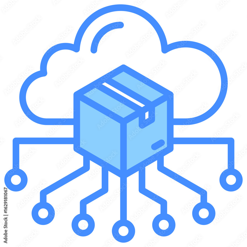 Fototapeta premium Digital Product Icon