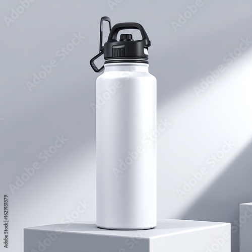 White Water Bottle Still Life