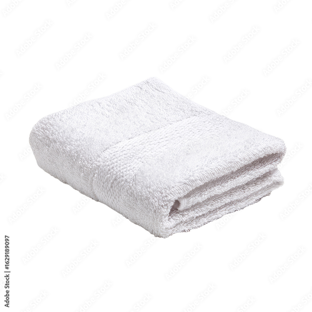 Folded White Towel Folded White Towel