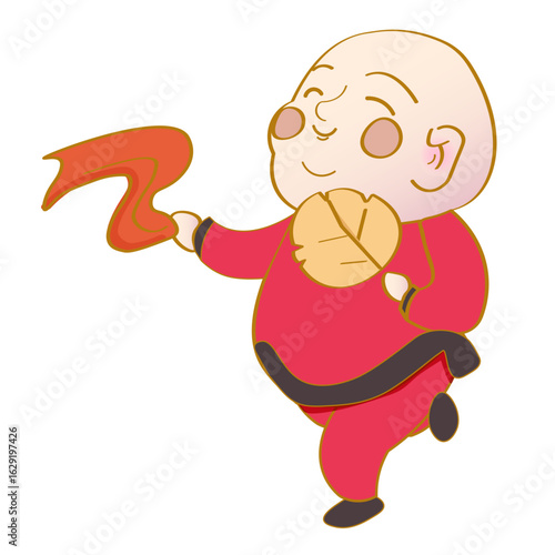 Ông Địa – Special Character of Vietnamese Mid-Autumn Festival Illustration
