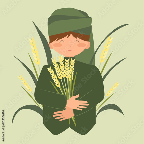 Indian Farmer Illustration – Rural Life in India