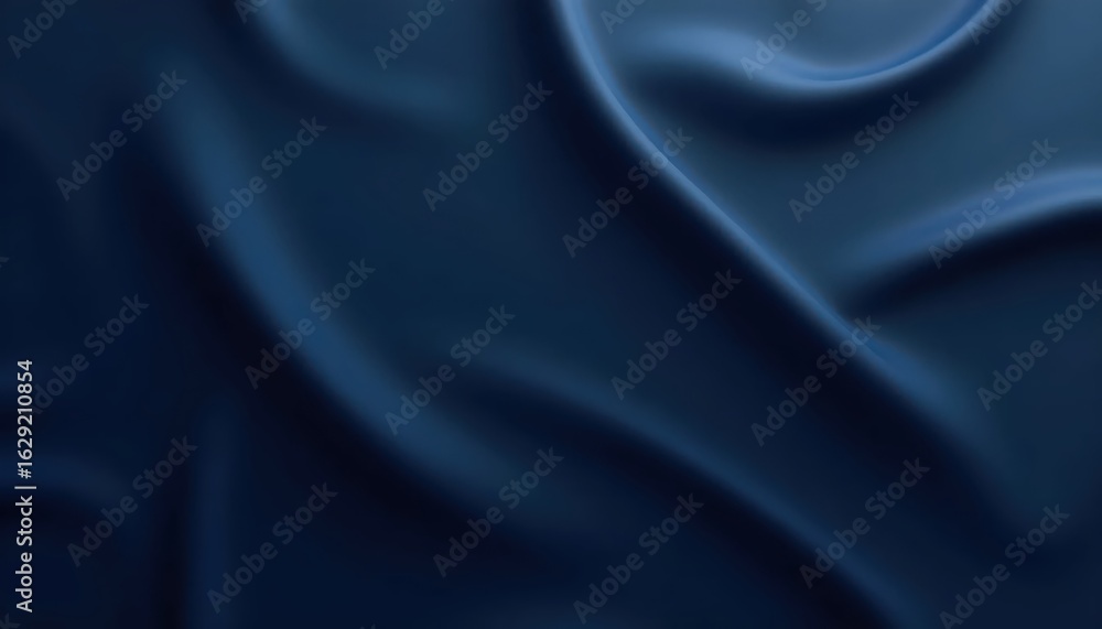 Obraz premium Minimalist Abstract Navy Textile With Clean Folded Design