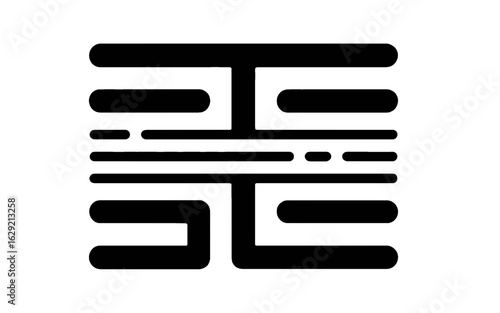 Black Circle Background solid dark