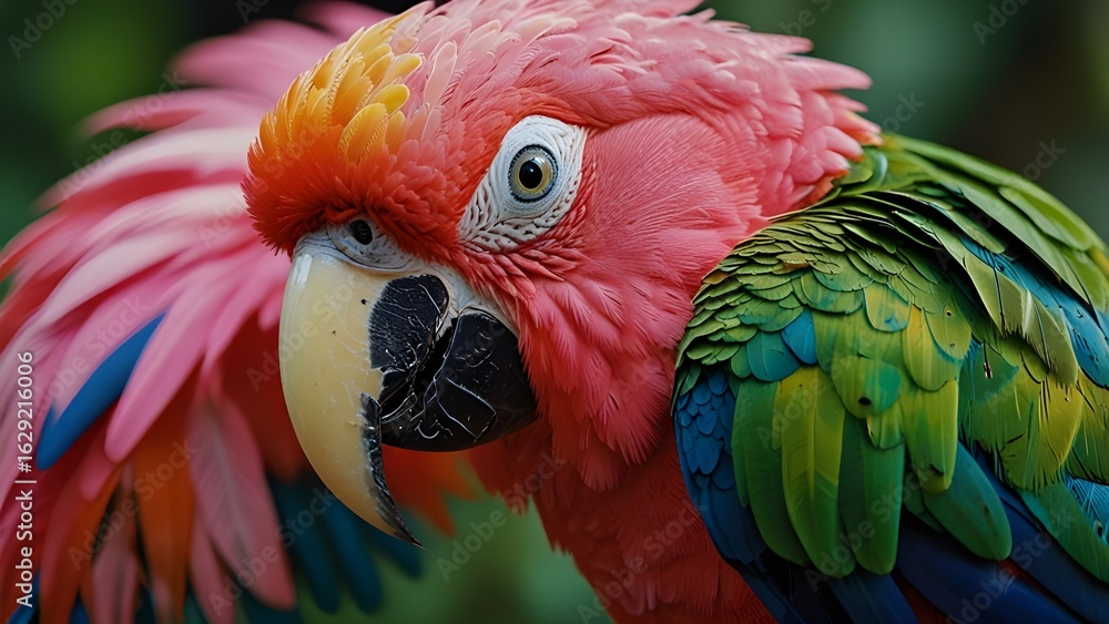 Obraz premium red and yellow macaw