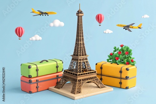 Embark on an Enchanting Miniature Travel Adventure Exploring Iconic Landmarks and Aviation Delights