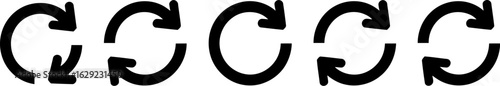 Refresh icon vector reload symbol update sync repeat process