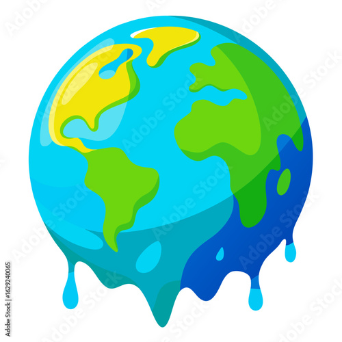 melting earth from global warming