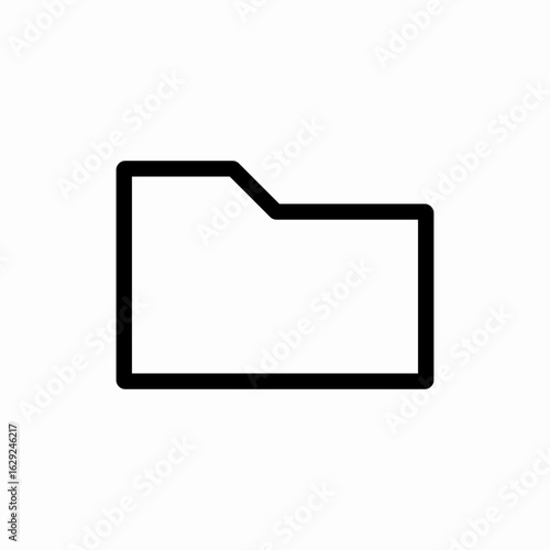 folder directory storage icon vector sign