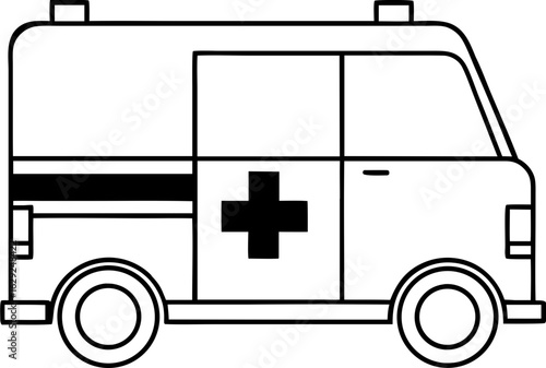 Medical vehicle used for emergency storage and patient transport in healthcare situations