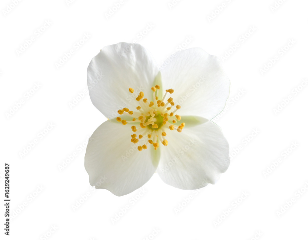 Obraz premium Soft Jasmine Flower with Glow Effect and Shadows