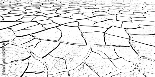 black and white symbolizing dryness and environmental damage cracked earth showing a dry and barren landscape texture pattern