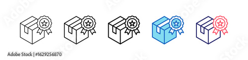 Best Product Icon In 5 Different Styles Set Collection.   