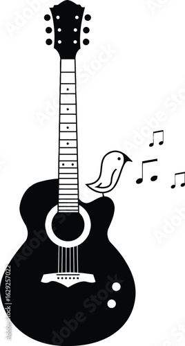 Classic electric guitar with a sleek wooden body and strings isolated on a white background, perfect for any musicianClassic electric guitar with a sleek wooden body and strings isolated on a white ba