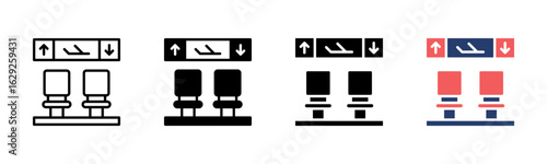 Waiting Room icon sheet multiple style collection