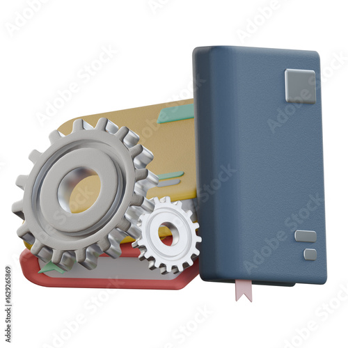 Workflow Library 3D Icon Colorful Style