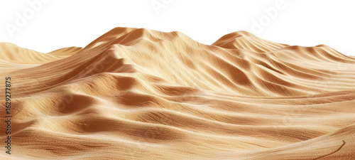 Fototapeta Naklejka Na Ścianę i Meble -  PNG Golden sand dunes under sunlight