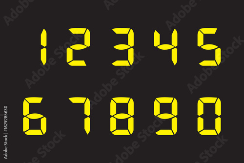 The vector of digital number
