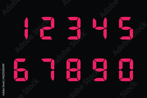 The vector of digital number