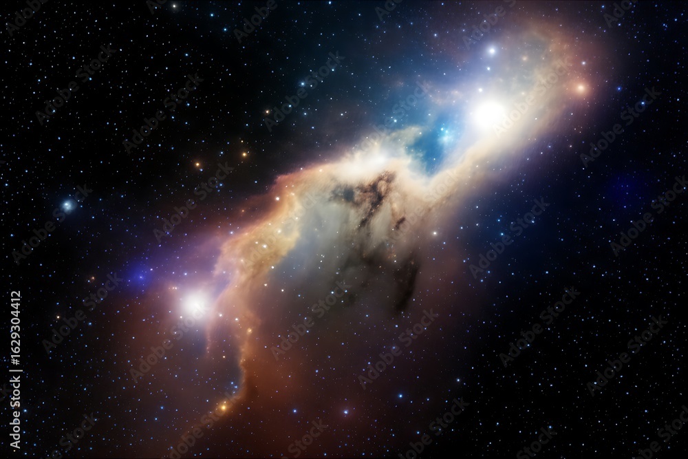 Obraz premium Deep Space Galaxy