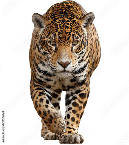 Close-up of a jaguar in profile