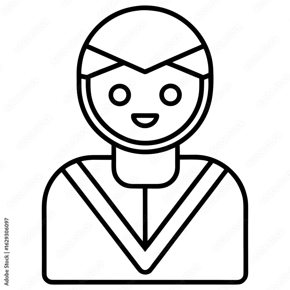 Obraz premium task assignment icon one line art