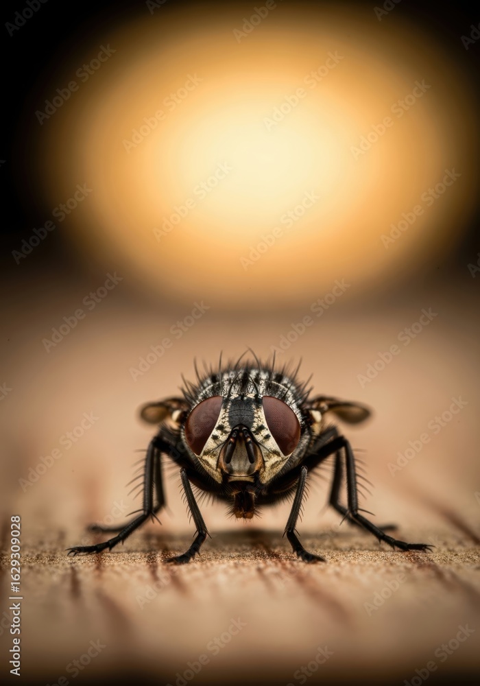 Fototapeta premium Macro Close-up of a Housefly