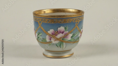 Wallpaper Mural Antique porcelain egg cup with floral design Torontodigital.ca