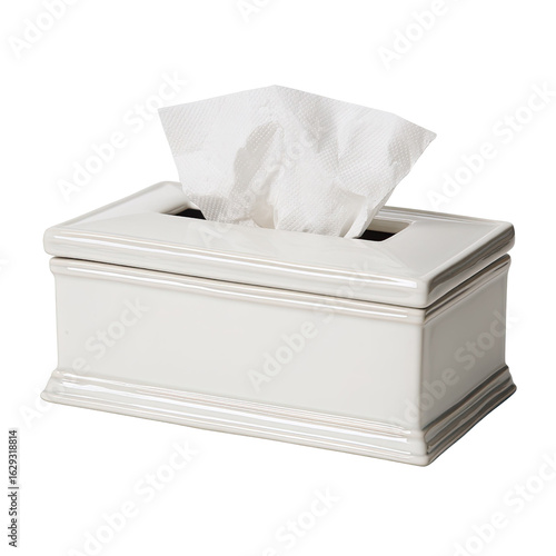 Elegant White Roses in Bloom with Green Leaves and Buds